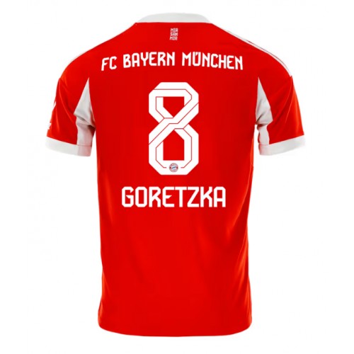 Stroje piłkarskie Bayern Munich Leon Goretzka #8 Koszulka Podstawowej 2025-26 Krótki Rękaw